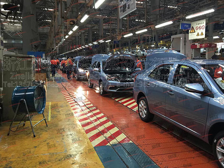 半掛車牽引車生產線